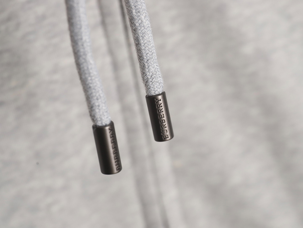 B**rry b check hooded zip-up hoodie