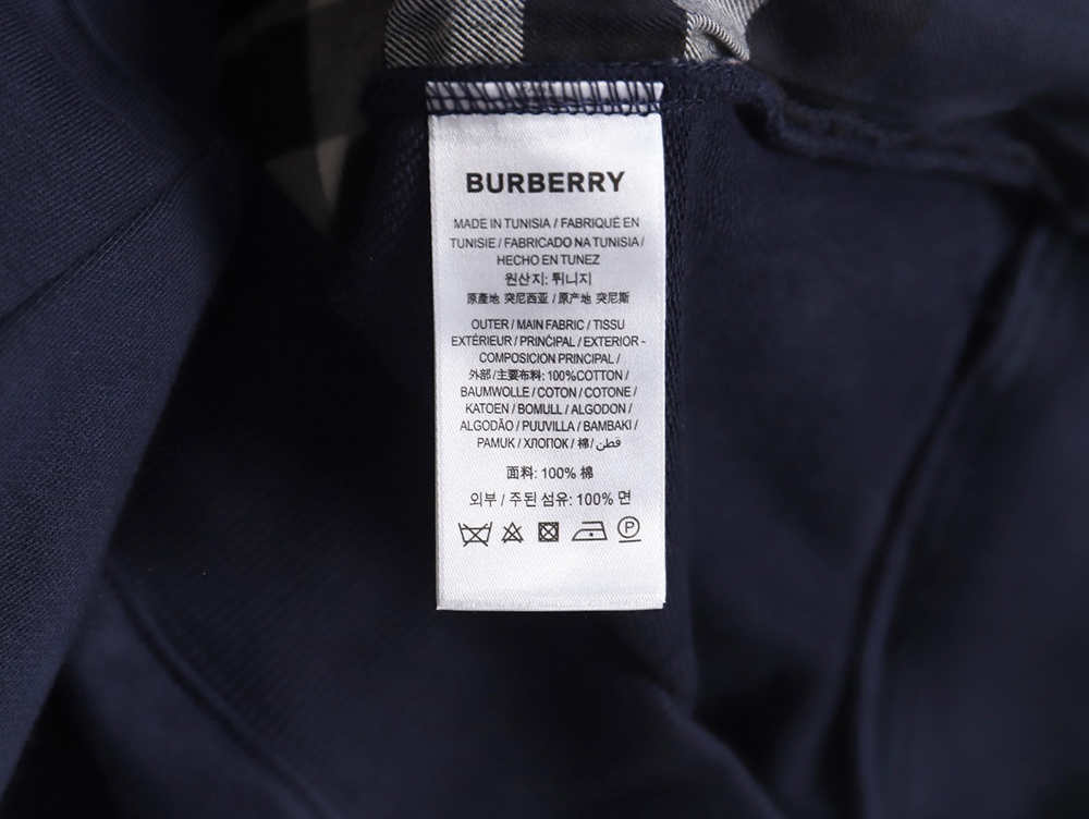 B**rry b check hooded zip-up hoodie tsk2