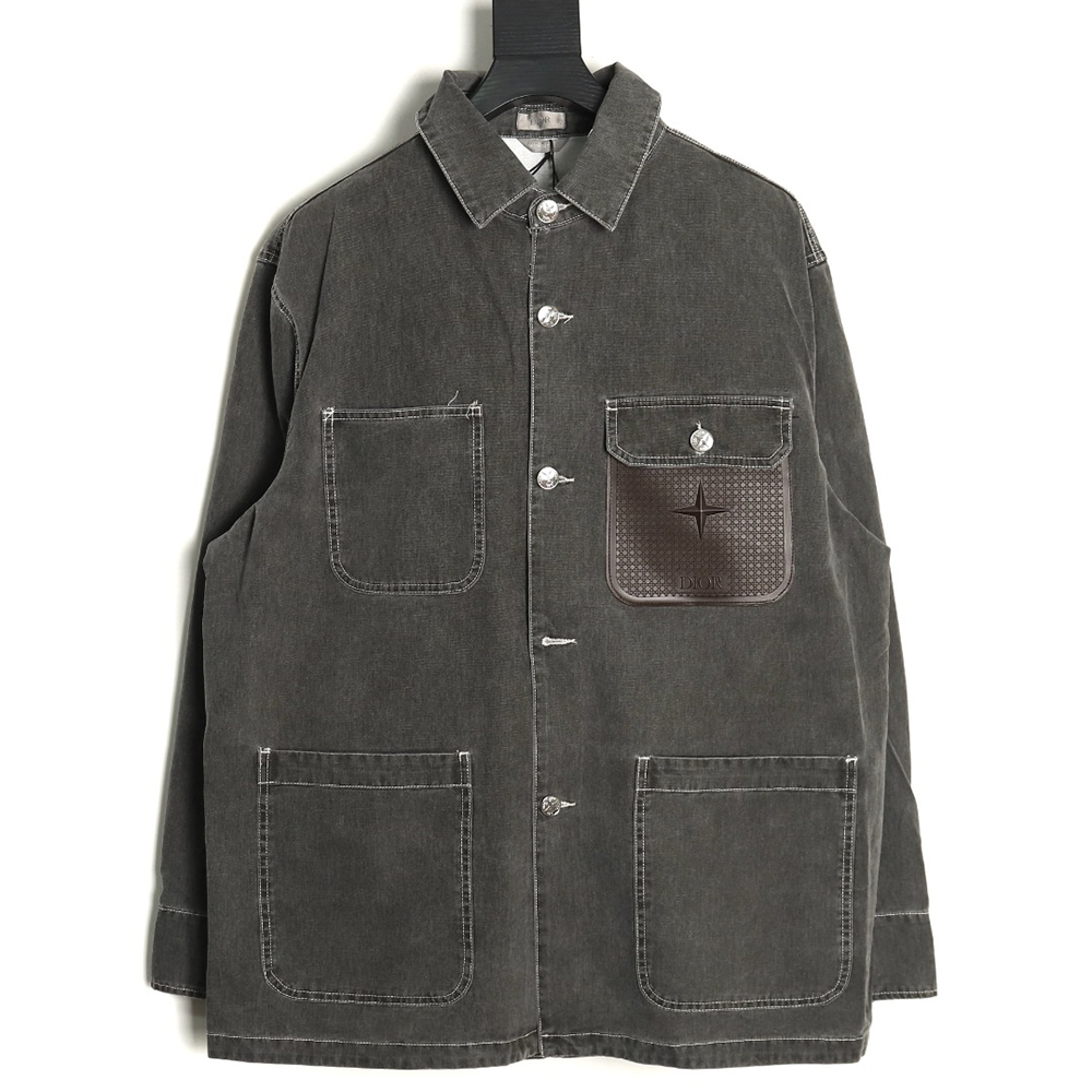 D*or x stone island co-branded pocket jacket tsk1