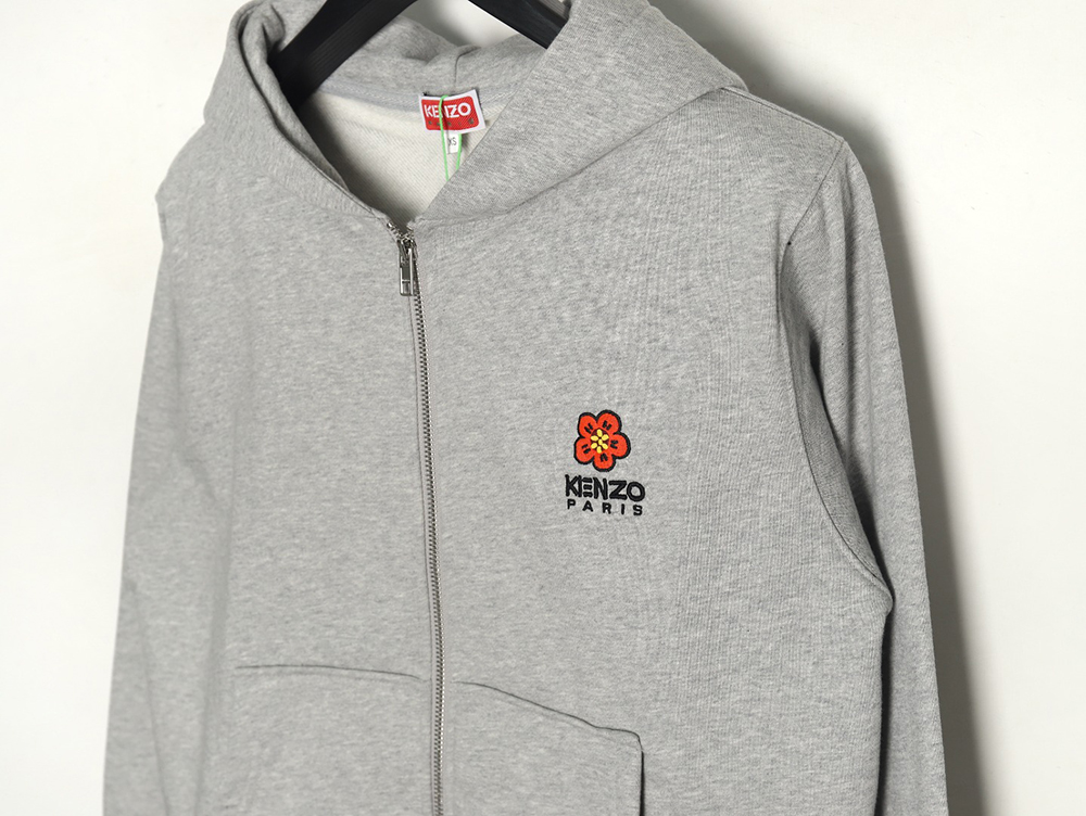 Kenzo Begonia Flower Zipper Hoodie
