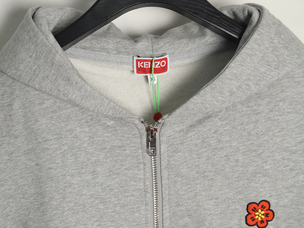 Kenzo Begonia Flower Zipper Hoodie