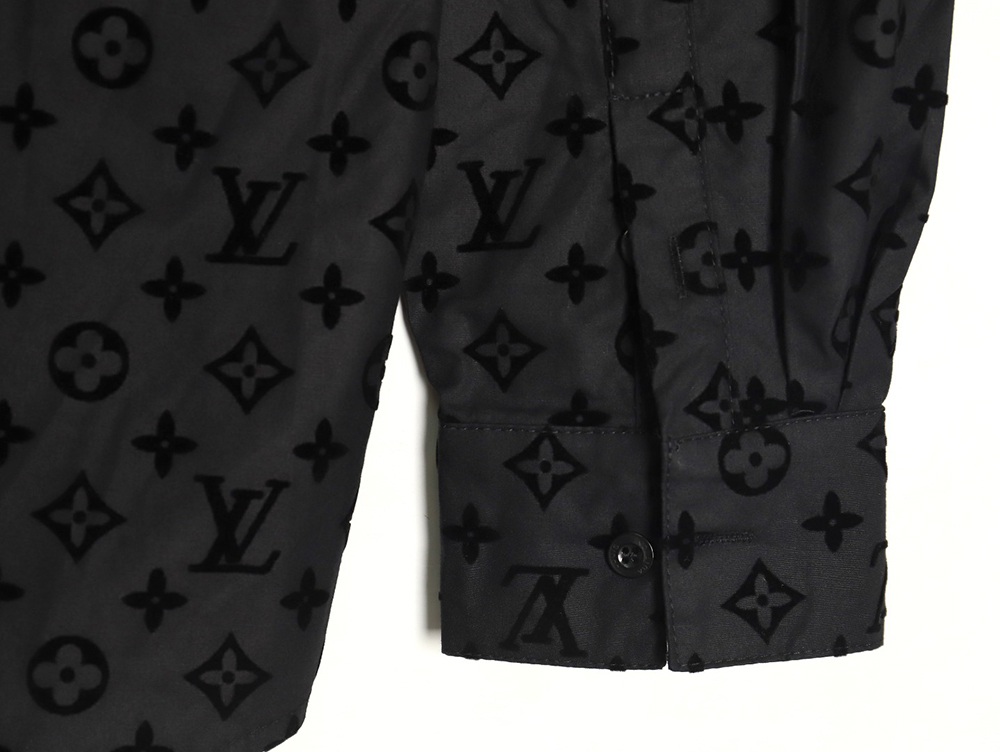 l0*is V*t0n flocked monogram shirt