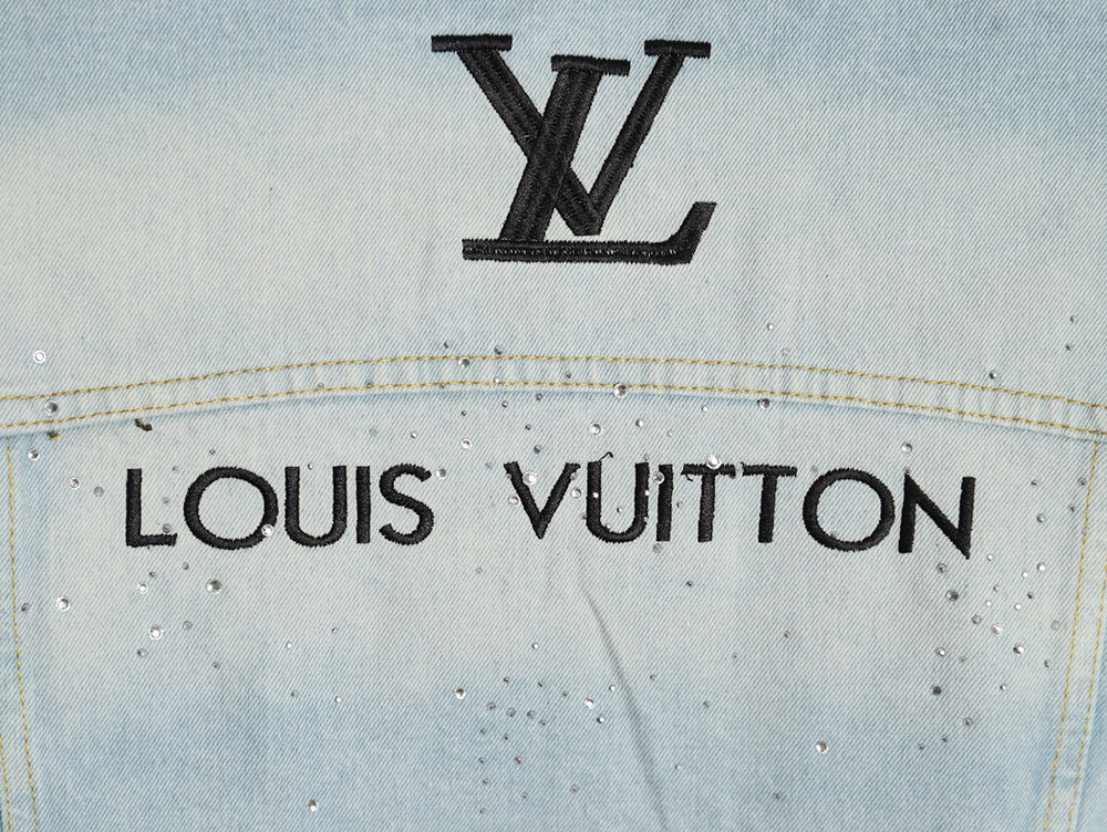 l0*is v*t0n gypsophila hot Di*m*nd embroidery denim jacket