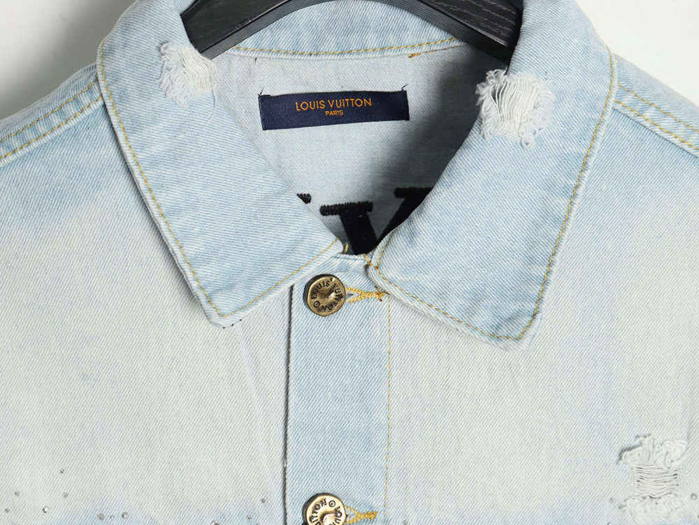 l0*is v*t0n gypsophila hot Di*m*nd embroidery denim jacket