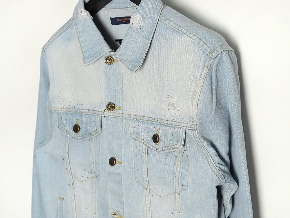 l0*is v*t0n gypsophila hot Di*m*nd embroidery denim jacket