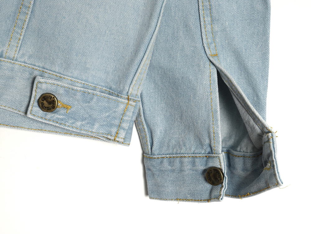 l0*is v*t0n gypsophila hot Di*m*nd embroidery denim jacket