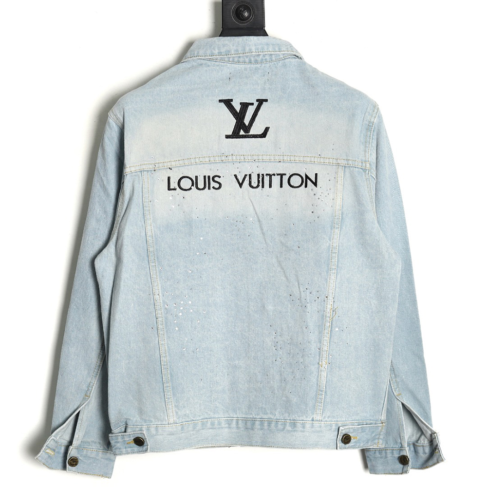 l0*is v*t0n gypsophila hot Di*m*nd embroidery denim jacket