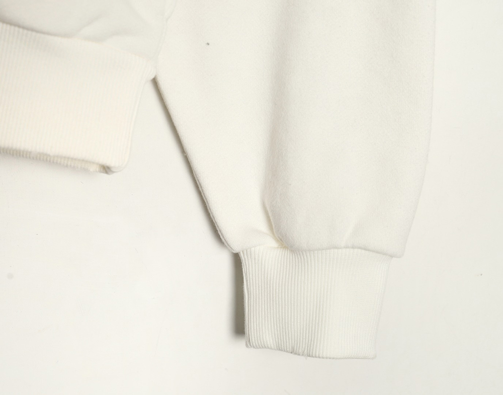 Acne Studios 1996 Washed Distressed Hoodie (White)