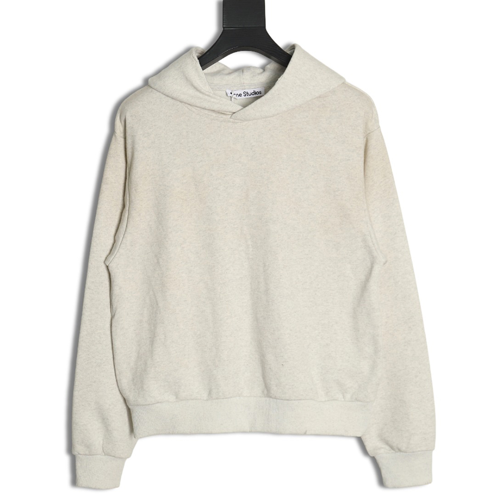 Acne Studios 1996 Washed Distressed Hoodie (Gray)