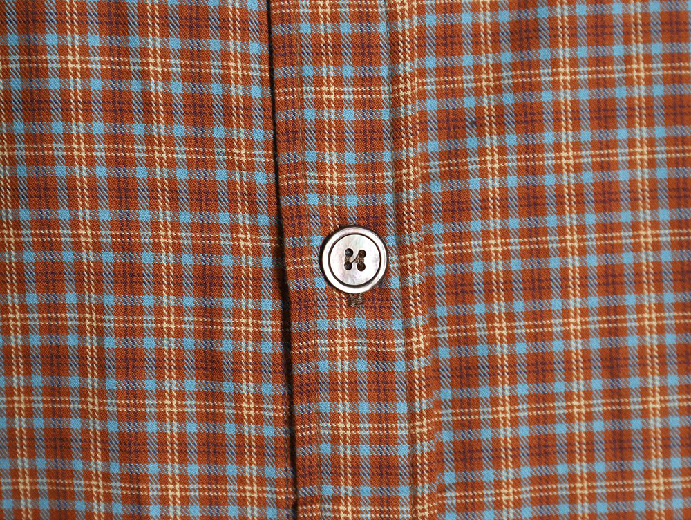 Acne Studios patchwork check long-sleeved shirt