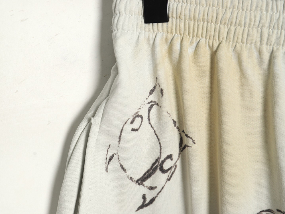 Ba*len*cia*ga graffiti trousers