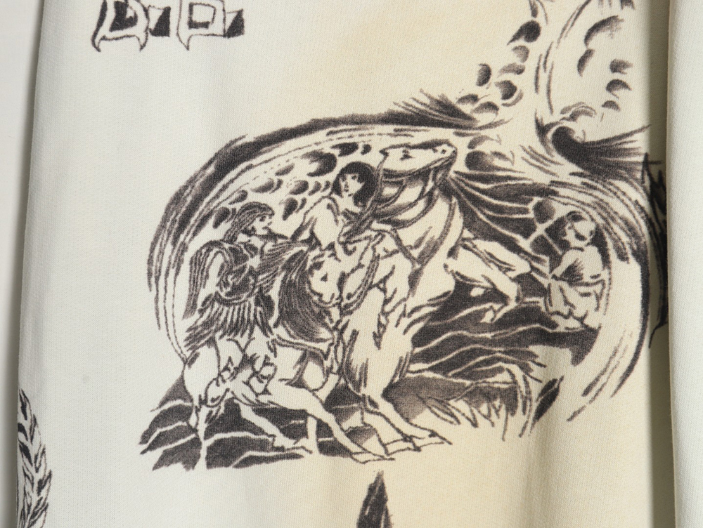 Ba*len*cia*ga graffiti trousers