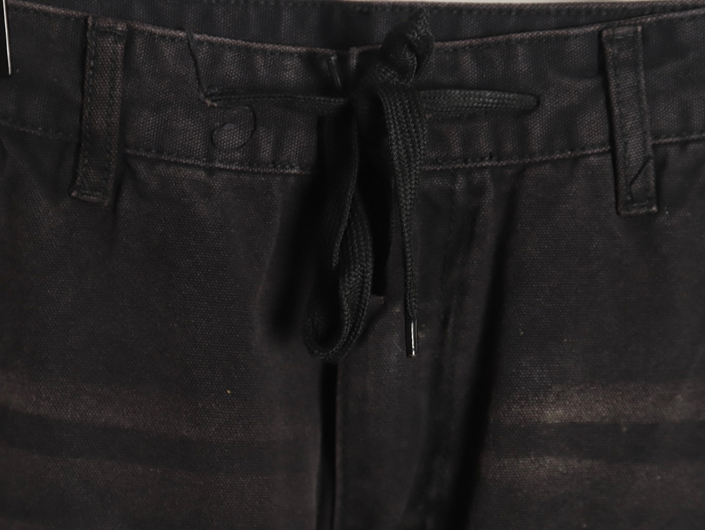 Ba*len*cia*ga distressed denim trousers with ripped pockets