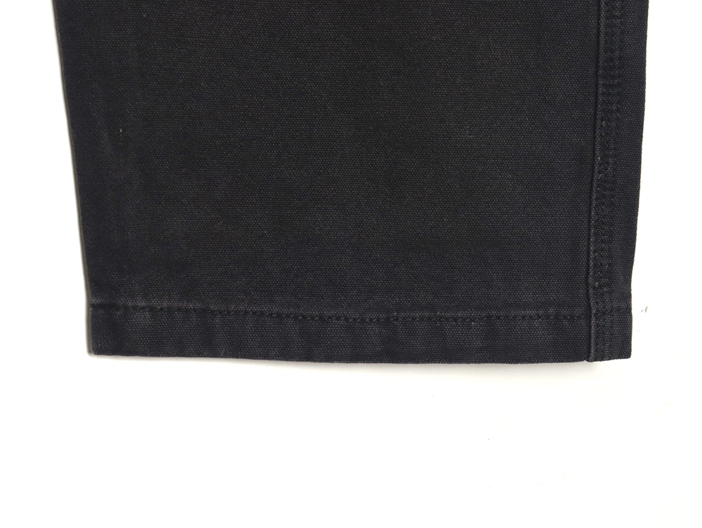 Ba*len*cia*ga distressed denim trousers with ripped pockets