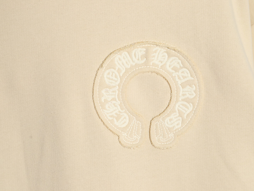 Ch**me He**ts distressed burnout patch sweatshirt