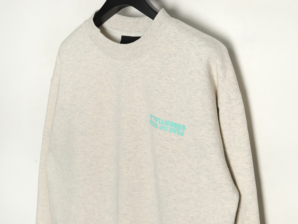 Fear of God Inverted Letters Crew Neck Sweatshirt