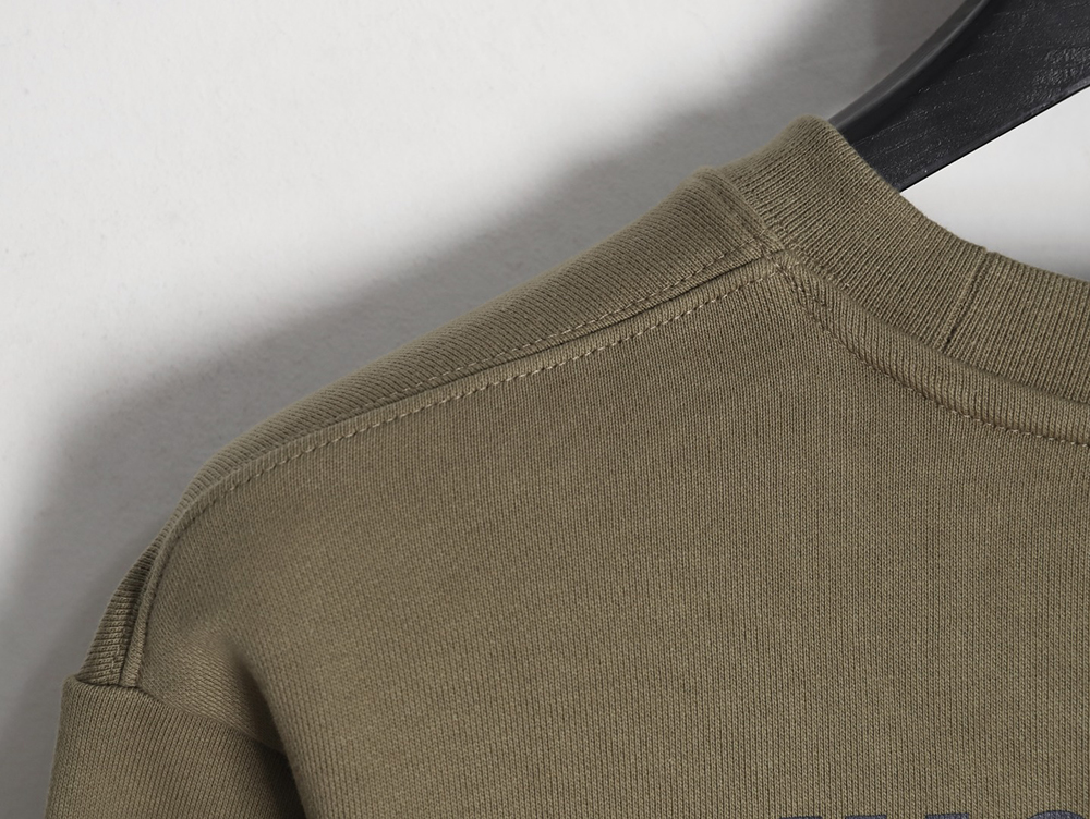 l0*is V*t0n fake pocket lettering print crew neck sweatshirt tsk1