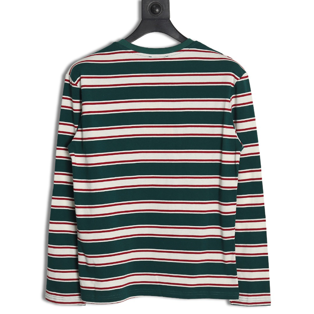 Miu Miu striped pocket long-sleeved T-shirt TSK1