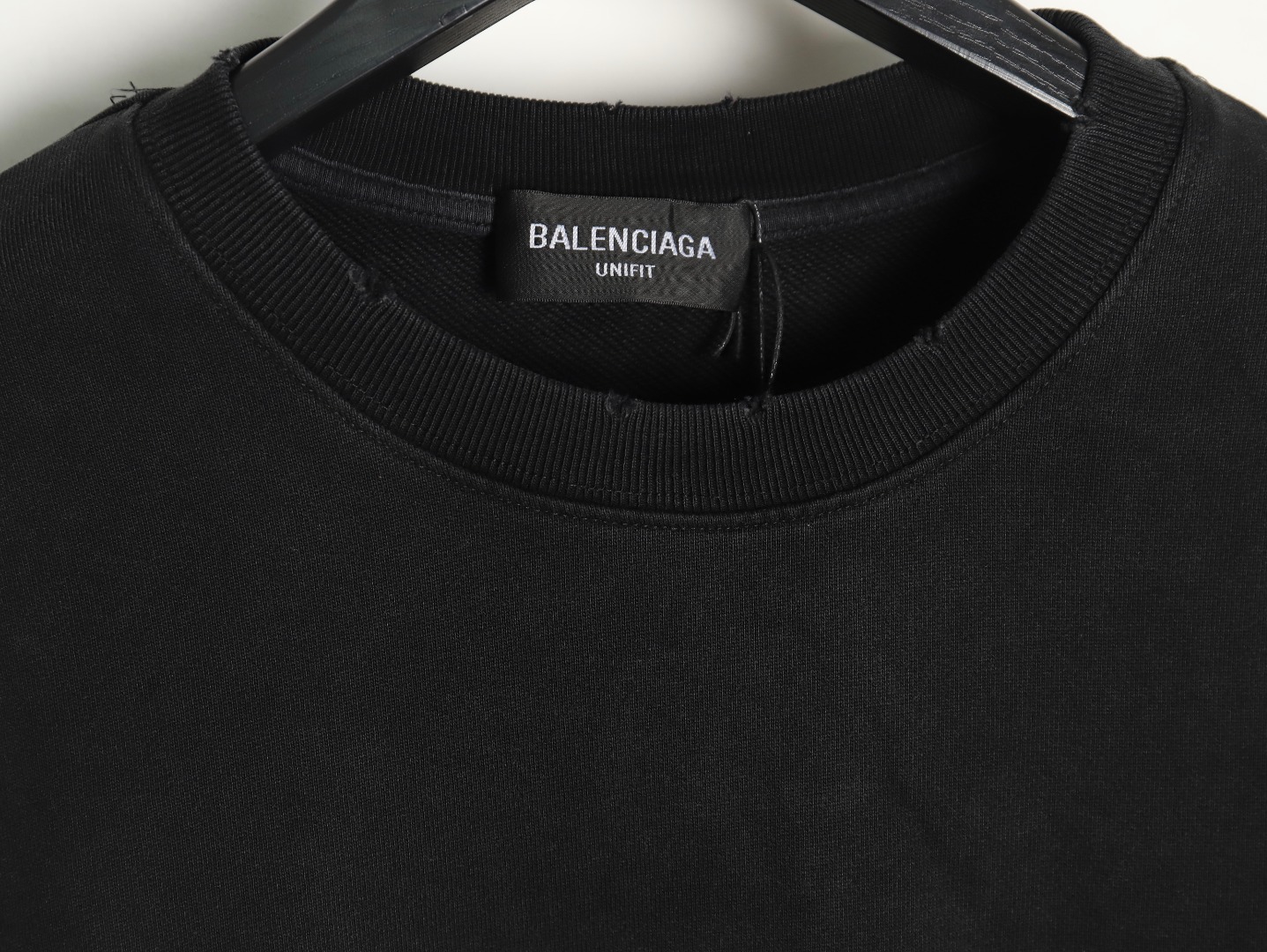 Ba*len*cia*ga hand-painted luminous print crewneck sweatshirt