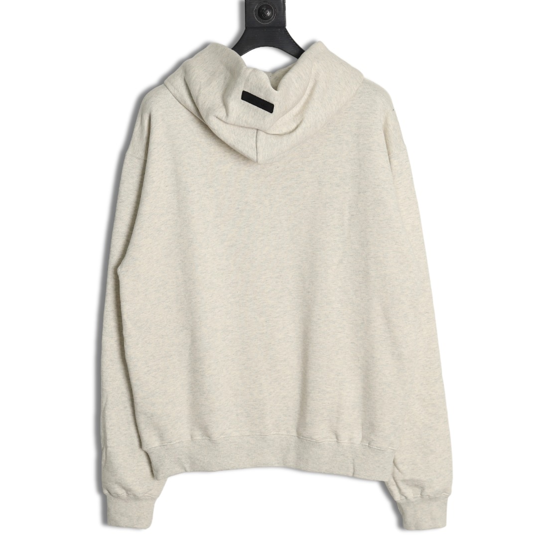 Fear of God blue lettering hoodie