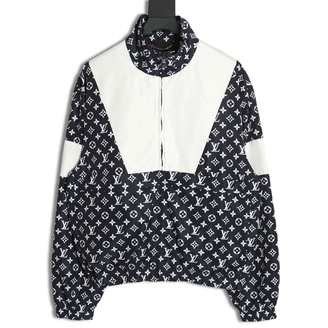 l0*is V*t0n rope embroidery monogram jacket tsk1