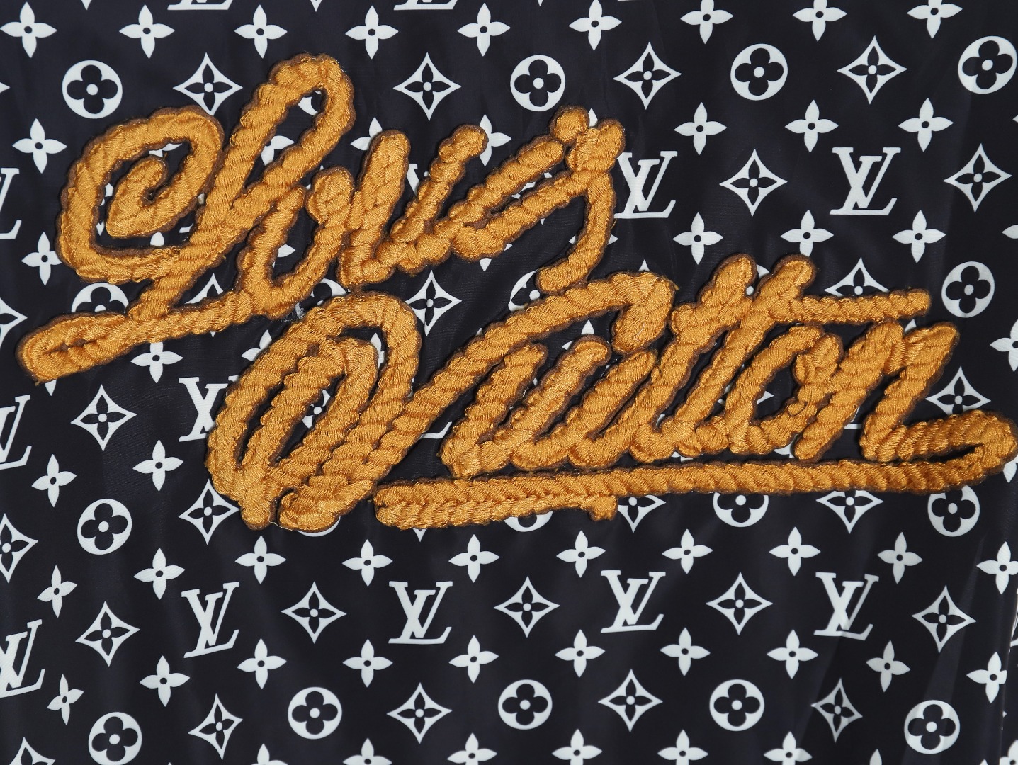 l0*is V*t0n rope embroidery monogram jacket tsk1