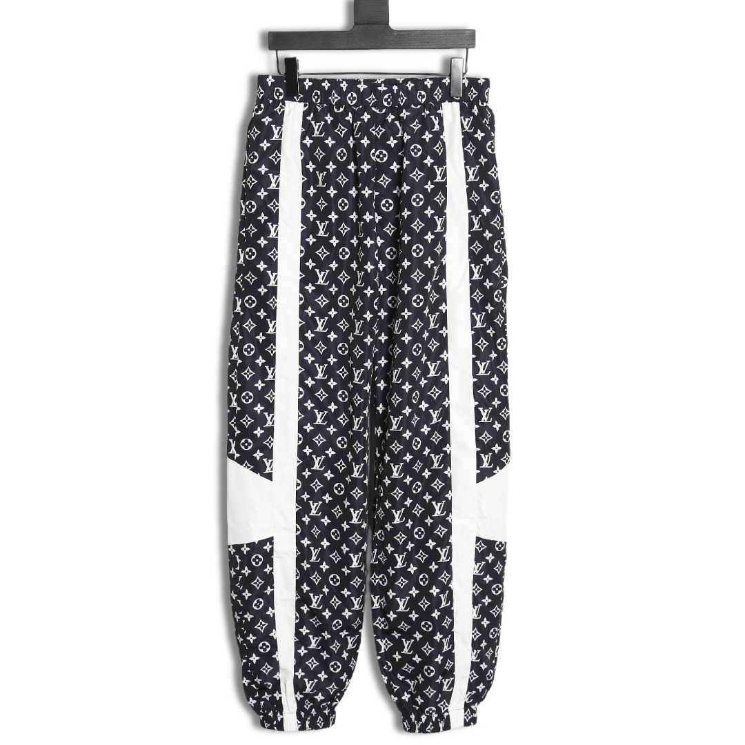 l0*is V*t0n monogram print trousers tsk1