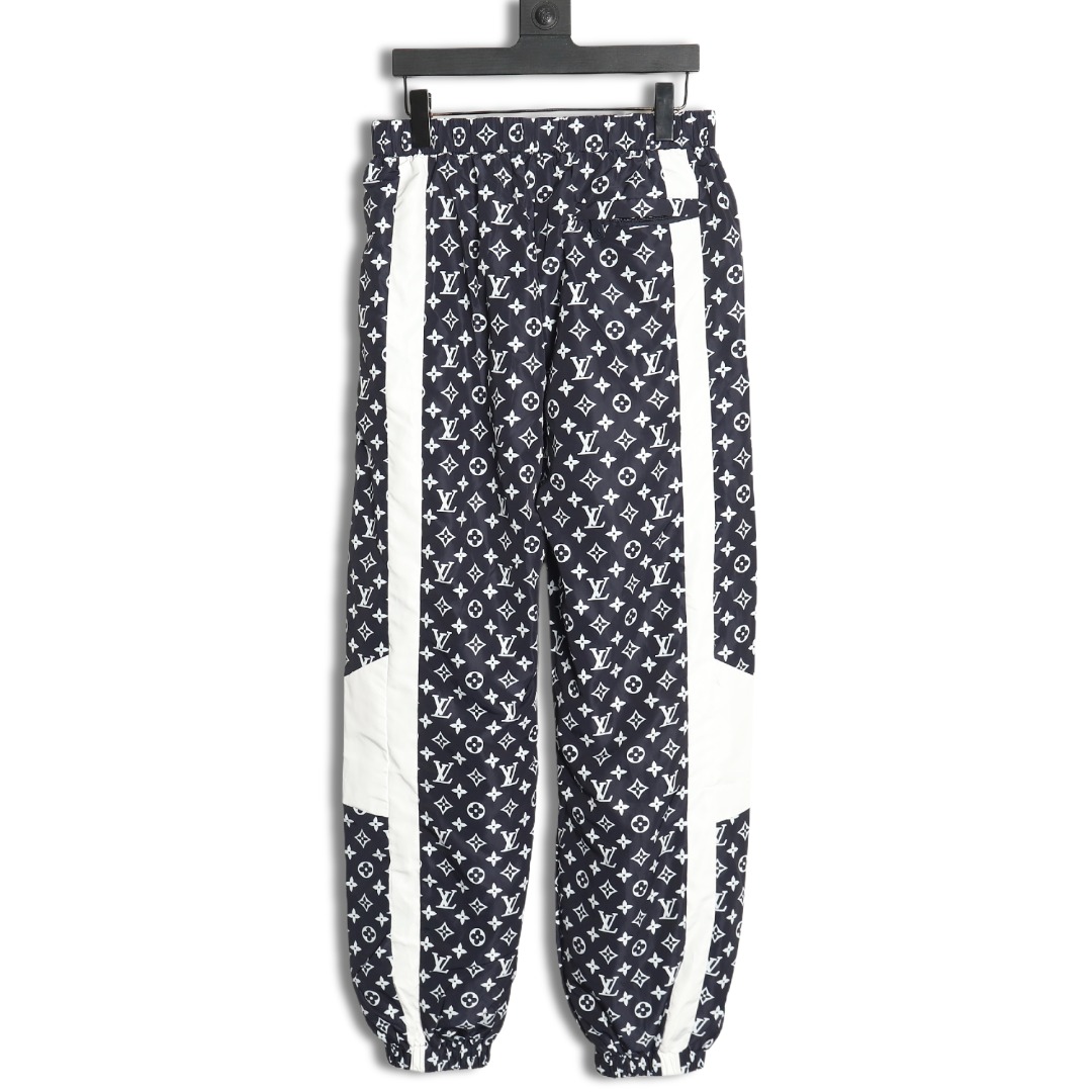 l0*is V*t0n monogram print trousers tsk1