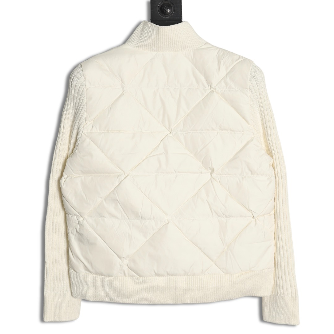 pra*a Di*m*nd down patchwork jacket