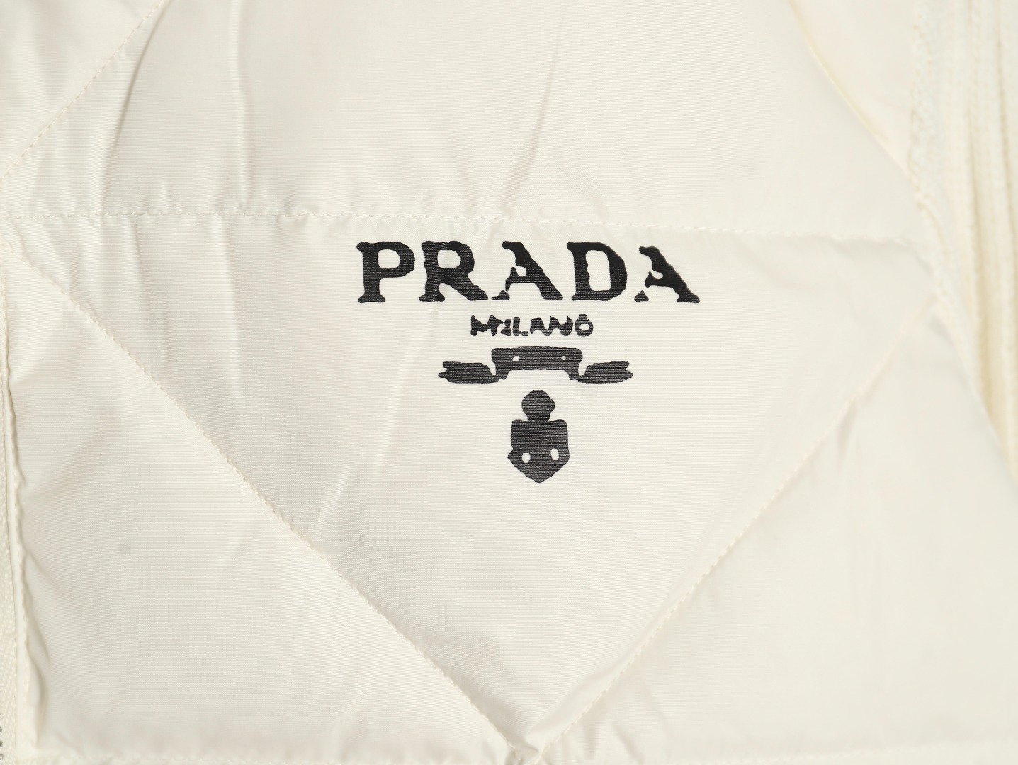 pra*a Di*m*nd down patchwork jacket
