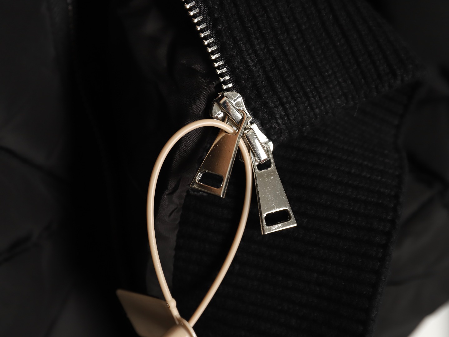 pra*a Di*m*nd down patchwork jacket tsk1