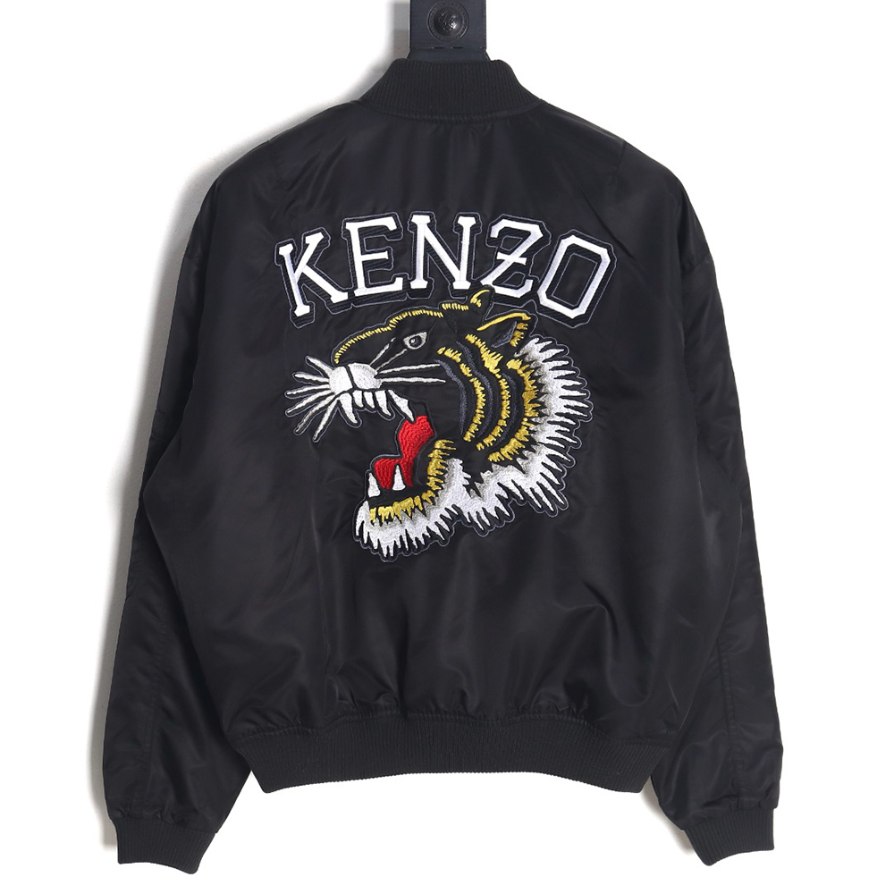 Kenzo Tiger Head Embroidered Flight Jacket TSK1