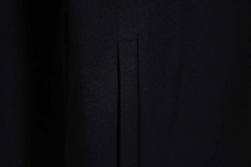 L0ew* trench coat with leather patch on chest