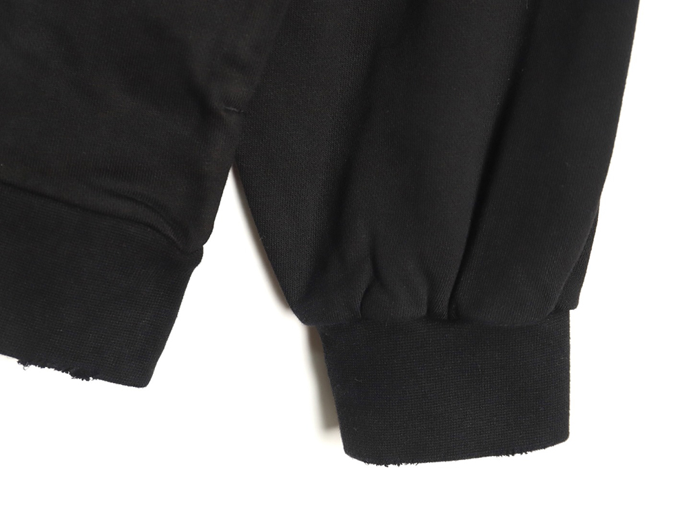 Ba*len*cia*ga distressed tape hoodie tsk1