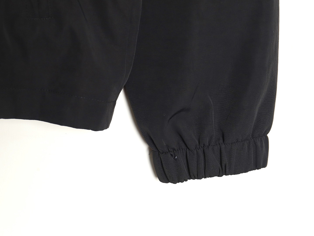 D*or letter embroidered hooded trench coat tsk1