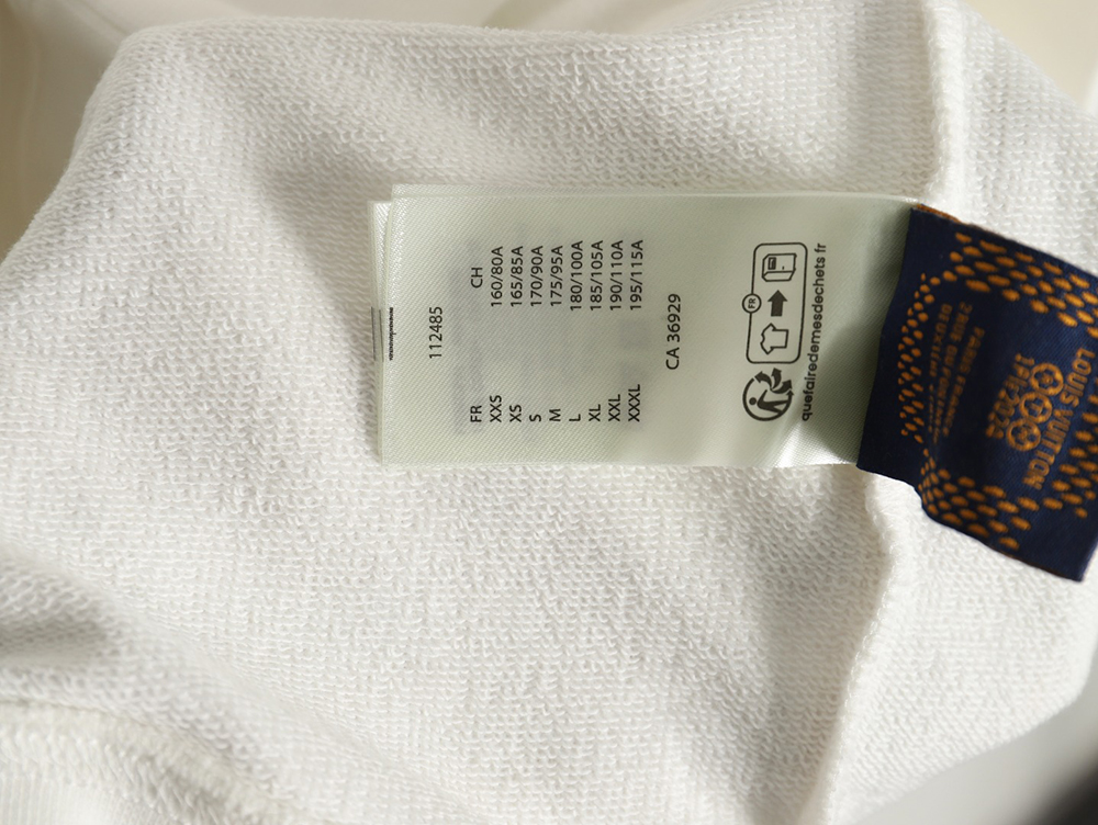 l0*is V*t0n western denim heavy embroidery crewneck sweatshirt