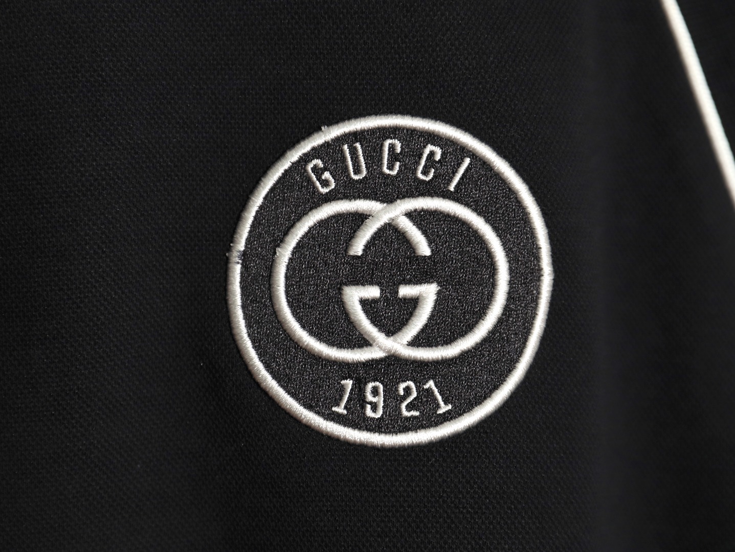 G*u*i 1921 double g web zip-up jacket