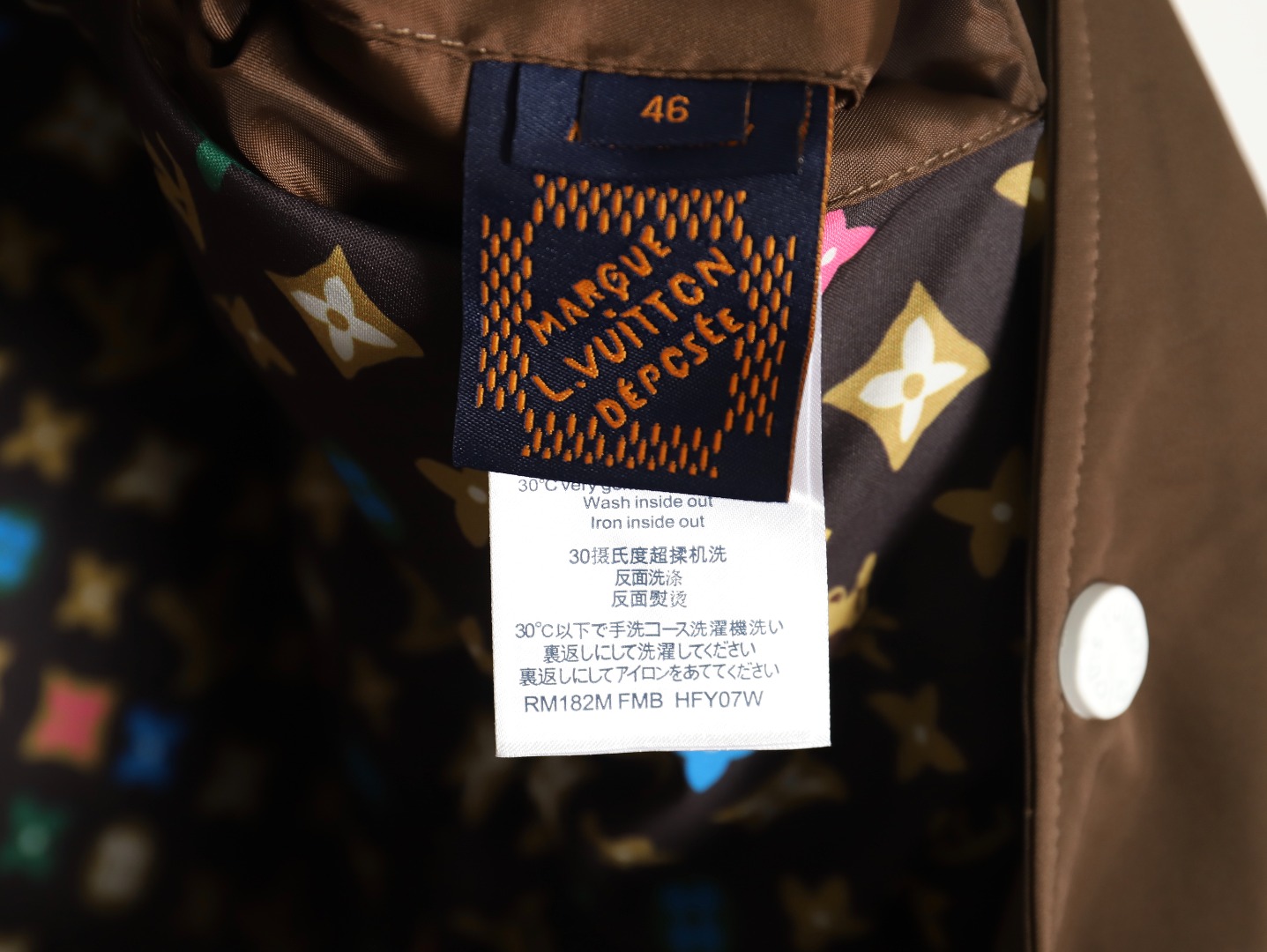 l0*is V*t0n floral patch baseball jacket