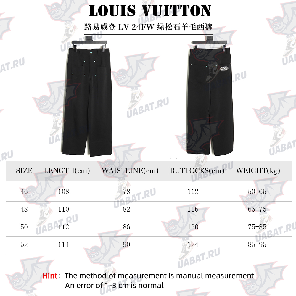 l0*is V*t0n turquoise wool trousers