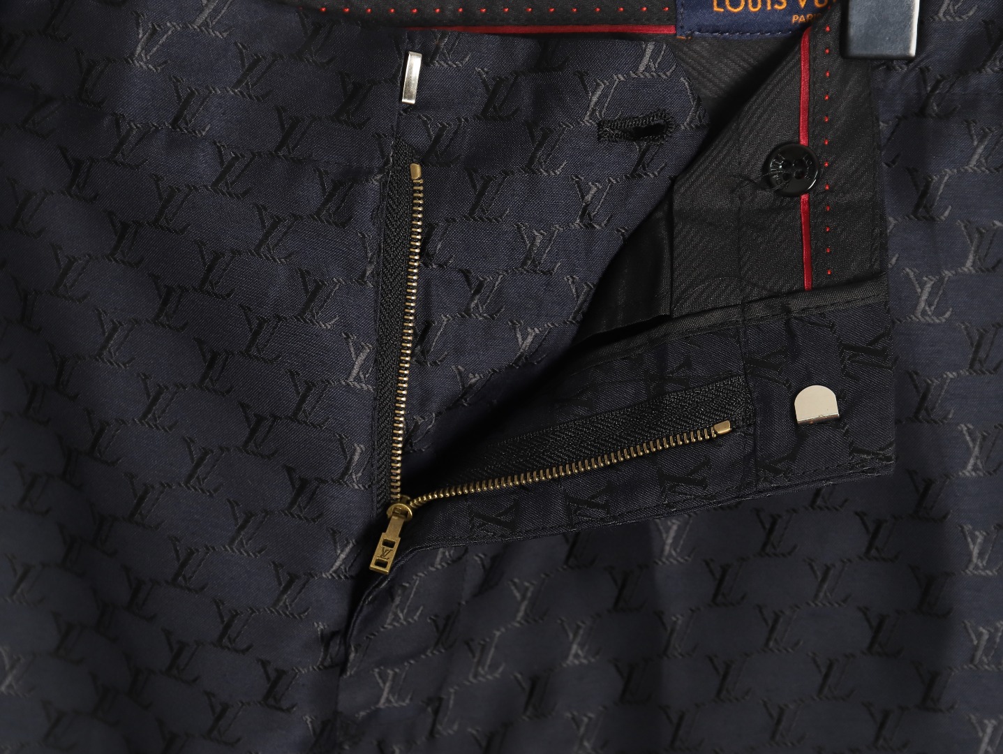 l0*is V*t0n all over print trousers