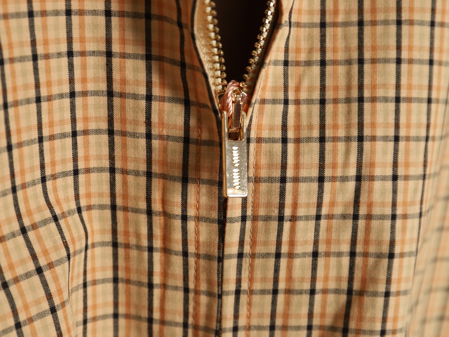 Miu Miu yellow checked jacket