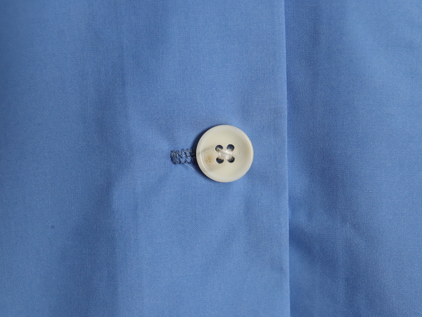 Miu Miu Pocket Lettering Embroidered Poplin Shirt TSK1