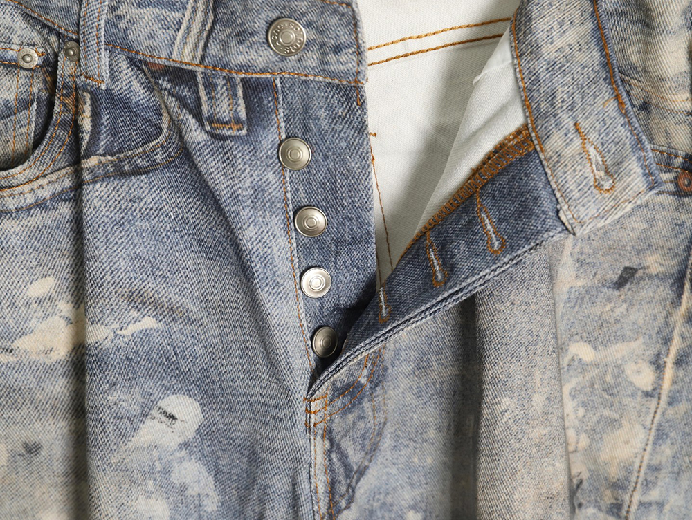 Acne Studios washed loose wide-leg jeans