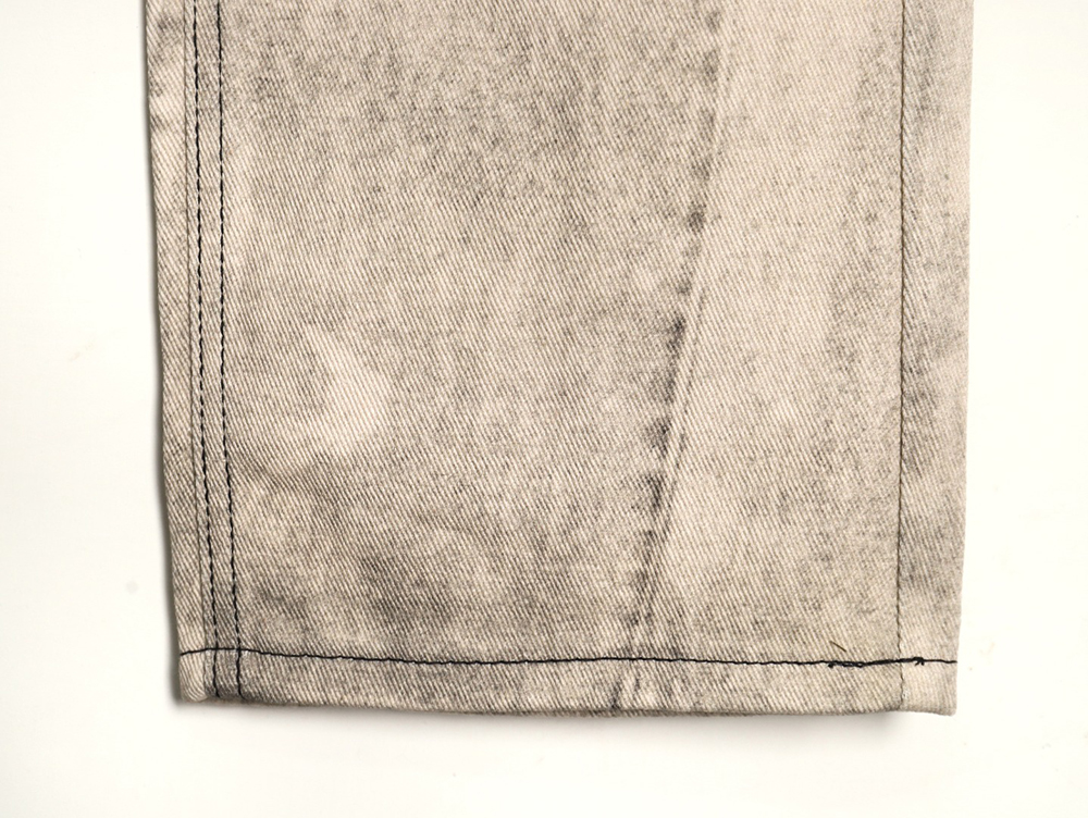 Ba*len*cia*ga washed loose wide-leg jeans