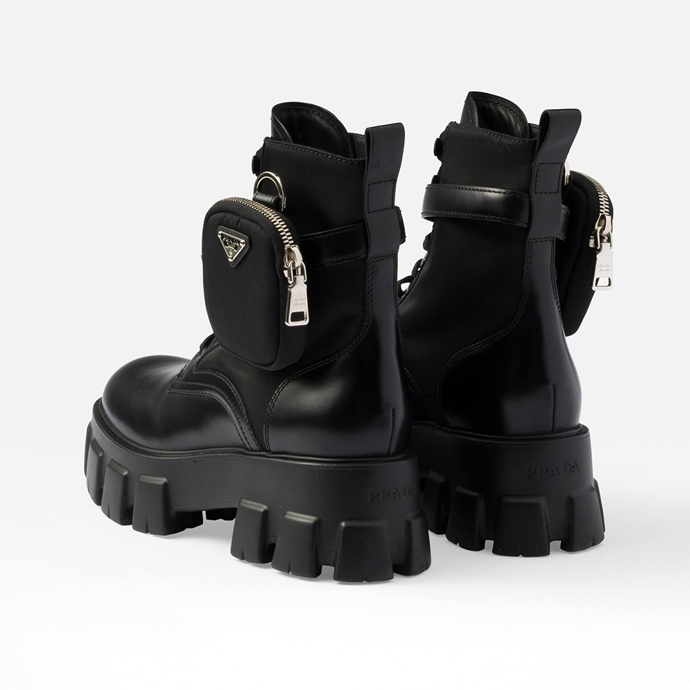 Pra*a monolith pouch ankle boots