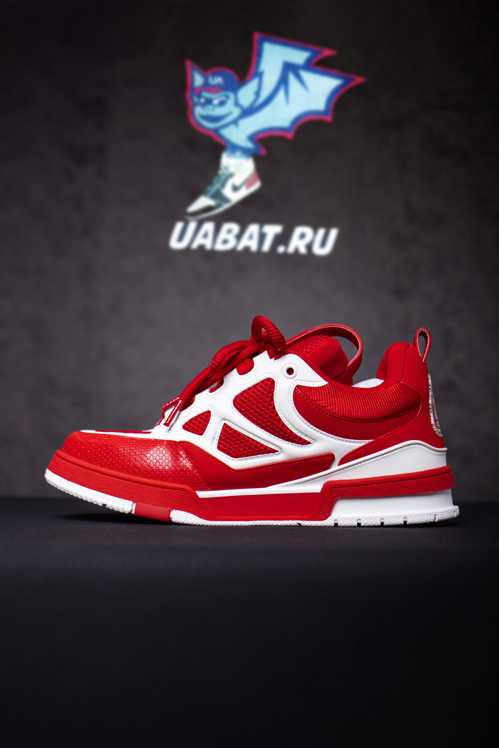 l0*is V*t0n lv skate sneaker red white