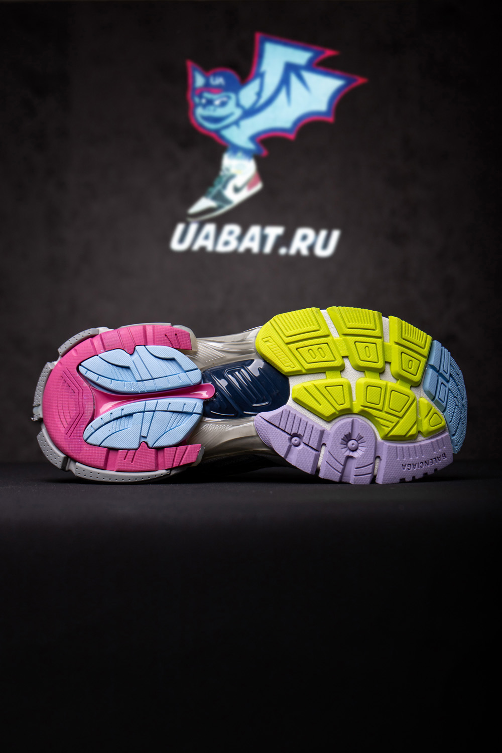 Ba*len*cia*ga runner leather free grey light purple neon yellow white