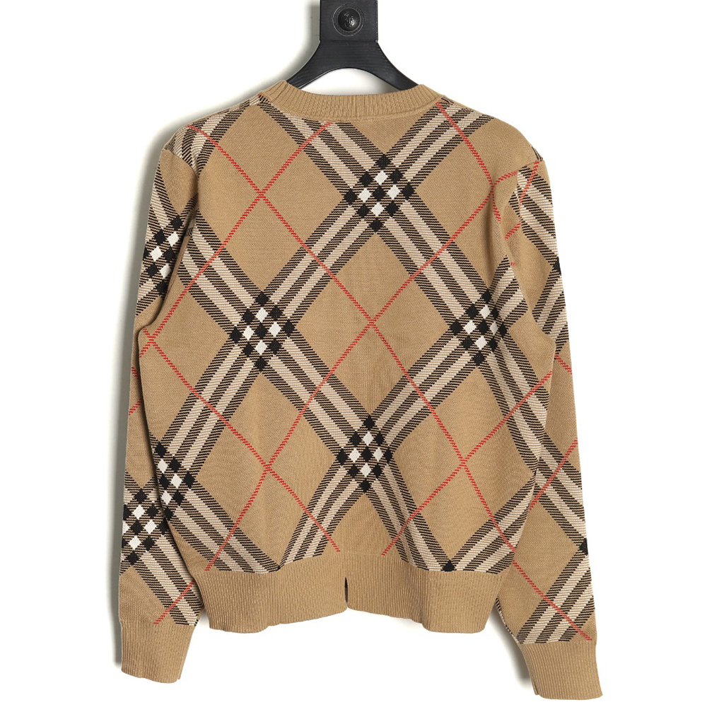 B**rry twill crewneck knitted sweater