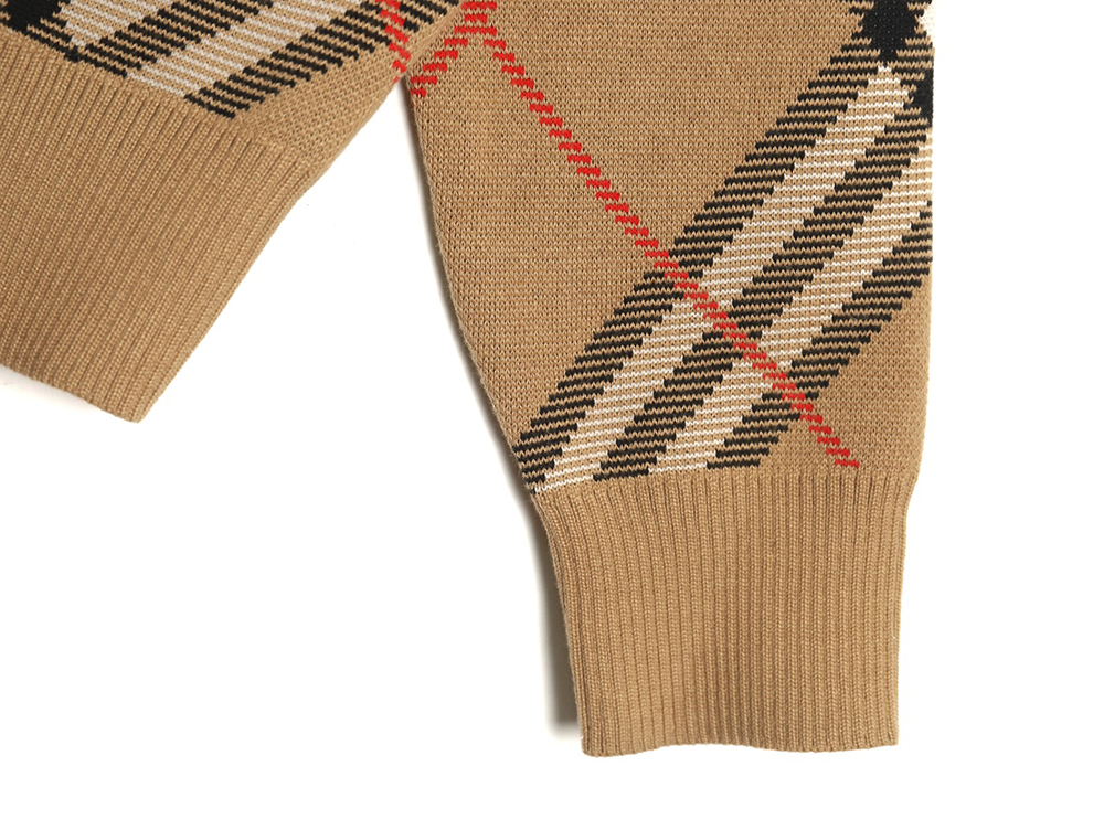 B**rry twill crewneck knitted sweater