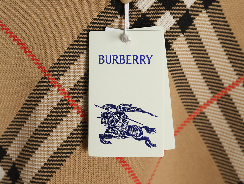 B**rry twill crewneck knitted sweater